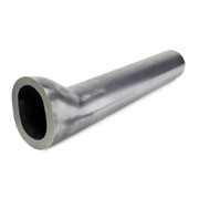 oval formed on one end